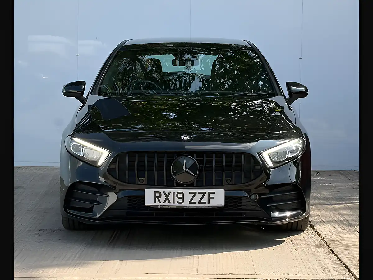 Used 2019 Mercedes-Benz a Class AMG Line Cosmos Black - Interior and Exterior details 13