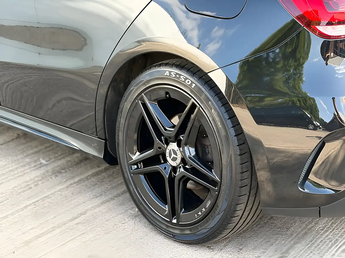 Used 2019 Mercedes-Benz a Class AMG Line Cosmos Black - Interior and Exterior details 15