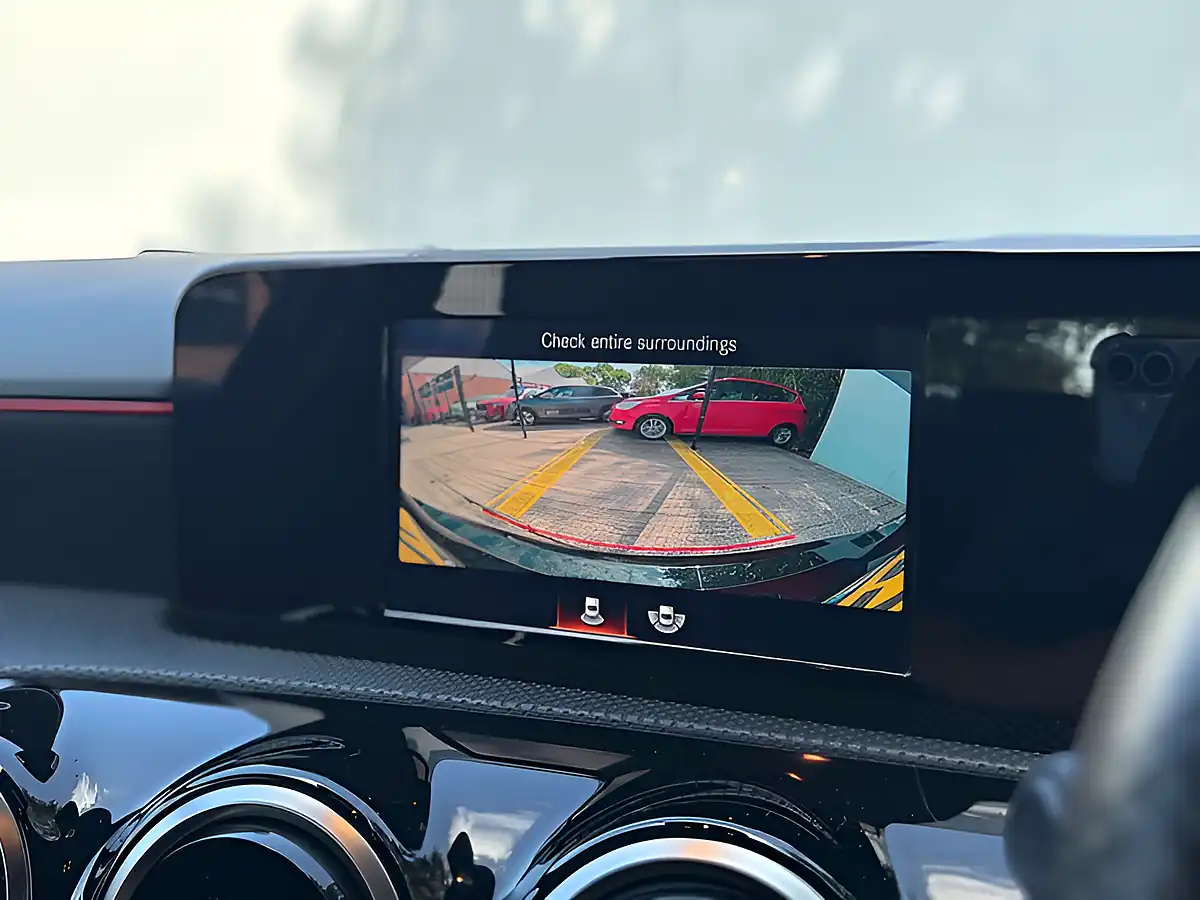 Used 2019 Mercedes-Benz a Class AMG Line Cosmos Black - Interior and Exterior details 17