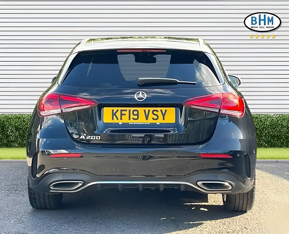Used 2019 Mercedes-Benz a Class AMG Line Cosmos Black - Interior and Exterior details 10