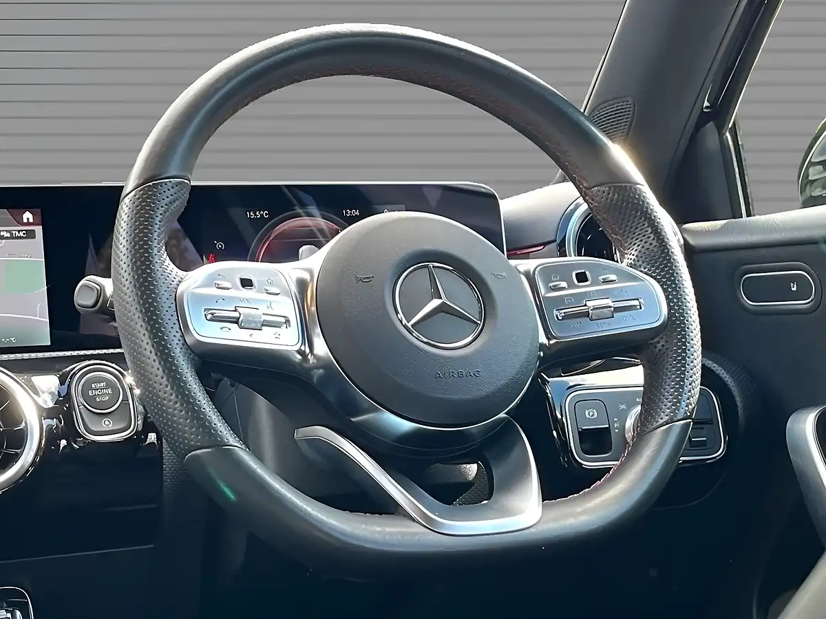 Used 2019 Mercedes-Benz a Class AMG Line Cosmos Black - Interior and Exterior details 17