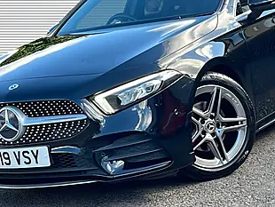 Used 2019 Mercedes-Benz a Class AMG Line Cosmos Black - Interior and Exterior details 18