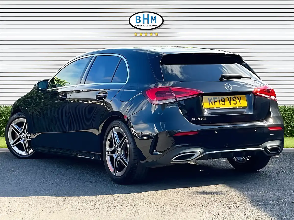 Used 2019 Mercedes-Benz a Class AMG Line Cosmos Black - Interior and Exterior details 19
