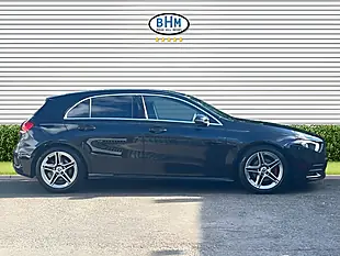 Used 2019 Mercedes-Benz a Class AMG Line Cosmos Black - Interior and Exterior details 2