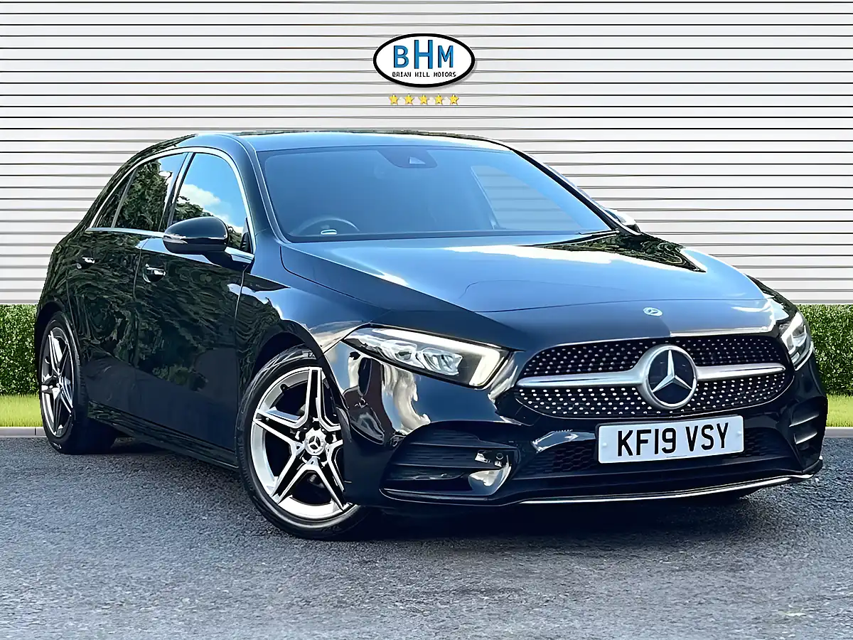 Used 2019 Mercedes-Benz a Class AMG Line Cosmos Black - Interior and Exterior details 20