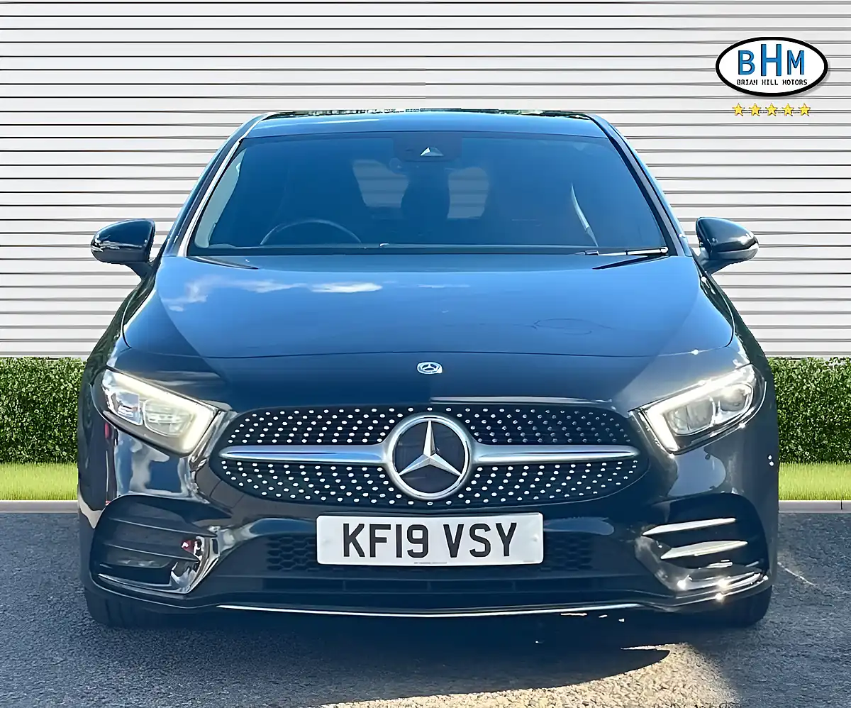 Used 2019 Mercedes-Benz a Class AMG Line Cosmos Black - Interior and Exterior details 3
