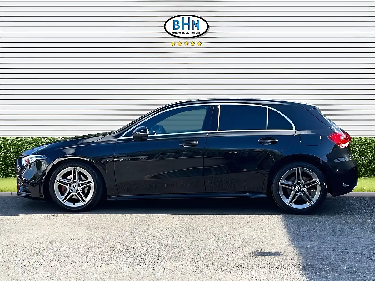 Used 2019 Mercedes-Benz a Class AMG Line Cosmos Black - Interior and Exterior details 6
