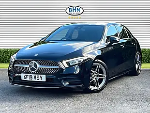 Used 2019 Mercedes-Benz a Class AMG Line Cosmos Black - Interior and Exterior details 7
