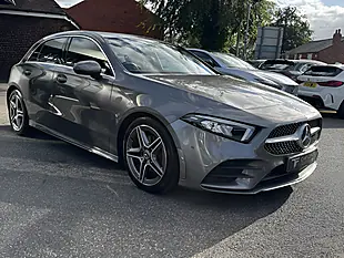 Used 2019 Mercedes-Benz a-Class AMG Line Executive Mountain Grey Metallic - Interior and Exterior details 10