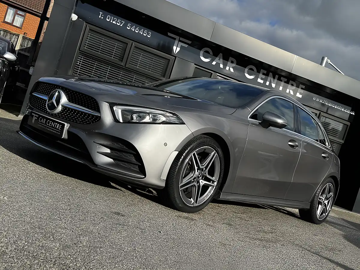 Used 2019 Mercedes-Benz a-Class AMG Line Executive Mountain Grey Metallic - Interior and Exterior details 11