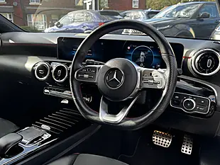 Used 2019 Mercedes-Benz a-Class AMG Line Executive Mountain Grey Metallic - Interior and Exterior details 14