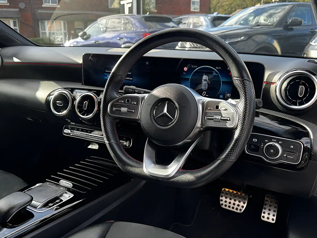 Used 2019 Mercedes-Benz a-Class AMG Line Executive Mountain Grey Metallic - Interior and Exterior details 14