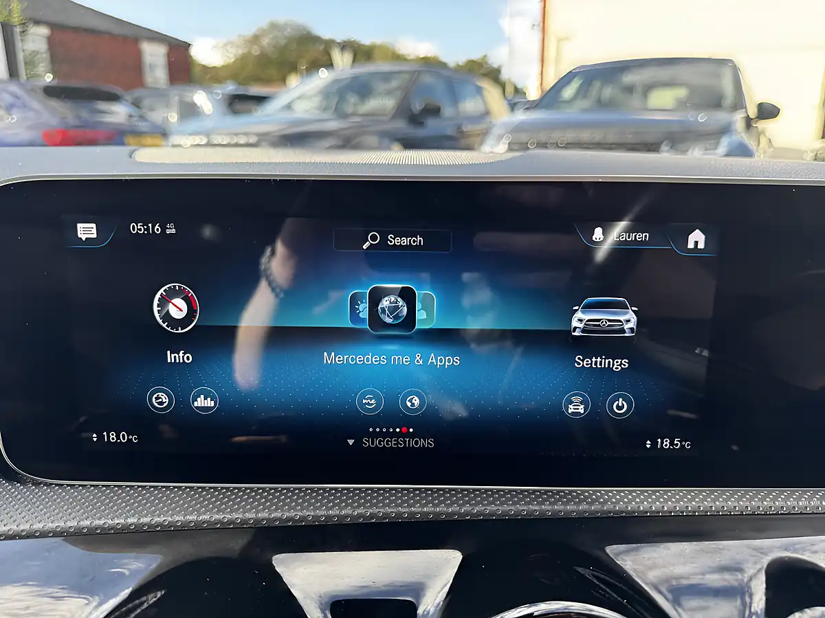 Used 2019 Mercedes-Benz a-Class AMG Line Executive Mountain Grey Metallic - Interior and Exterior details 17