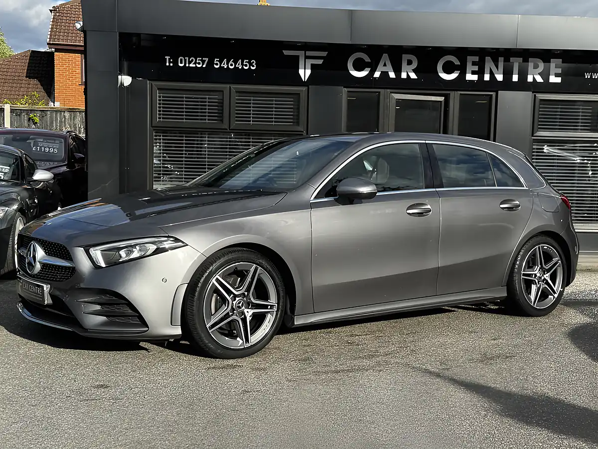 Used 2019 Mercedes-Benz a-Class AMG Line Executive Mountain Grey Metallic - Interior and Exterior details 2