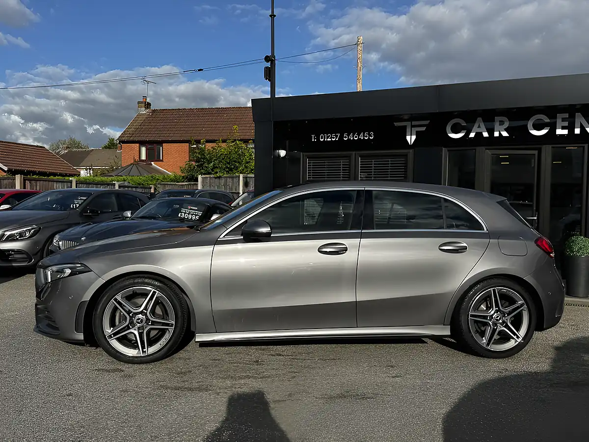 Used 2019 Mercedes-Benz a-Class AMG Line Executive Mountain Grey Metallic - Interior and Exterior details 4
