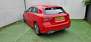 Used 2019 Mercedes-Benz a-Class AMG Line Executive Red - Interior and Exterior details 10