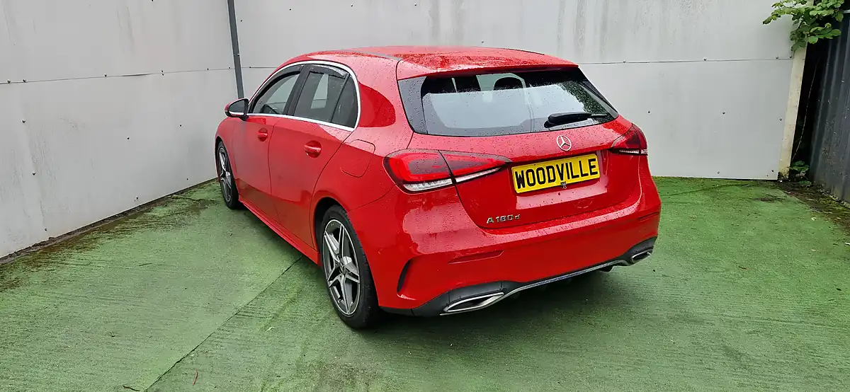 Used 2019 Mercedes-Benz a-Class AMG Line Executive Red - Interior and Exterior details 10