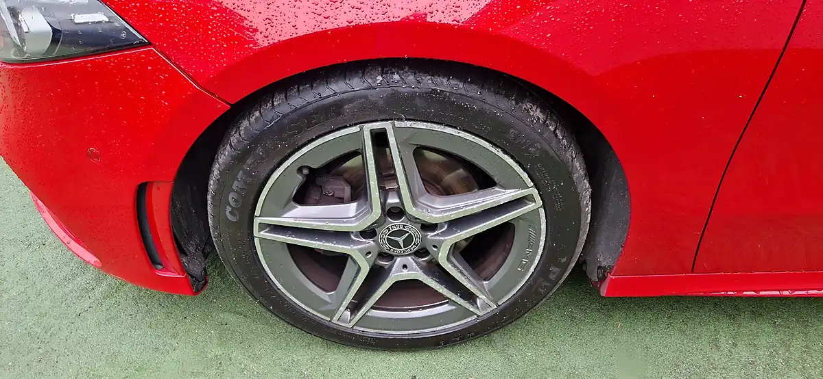 Used 2019 Mercedes-Benz a-Class AMG Line Executive Red - Interior and Exterior details 11