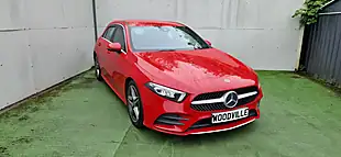 Used 2019 Mercedes-Benz a-Class AMG Line Executive Red - Interior and Exterior details 3