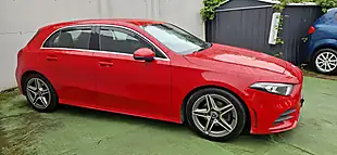 Used 2019 Mercedes-Benz a-Class AMG Line Executive Red - Interior and Exterior details 4