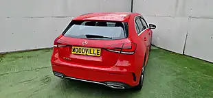 Used 2019 Mercedes-Benz a-Class AMG Line Executive Red - Interior and Exterior details 8