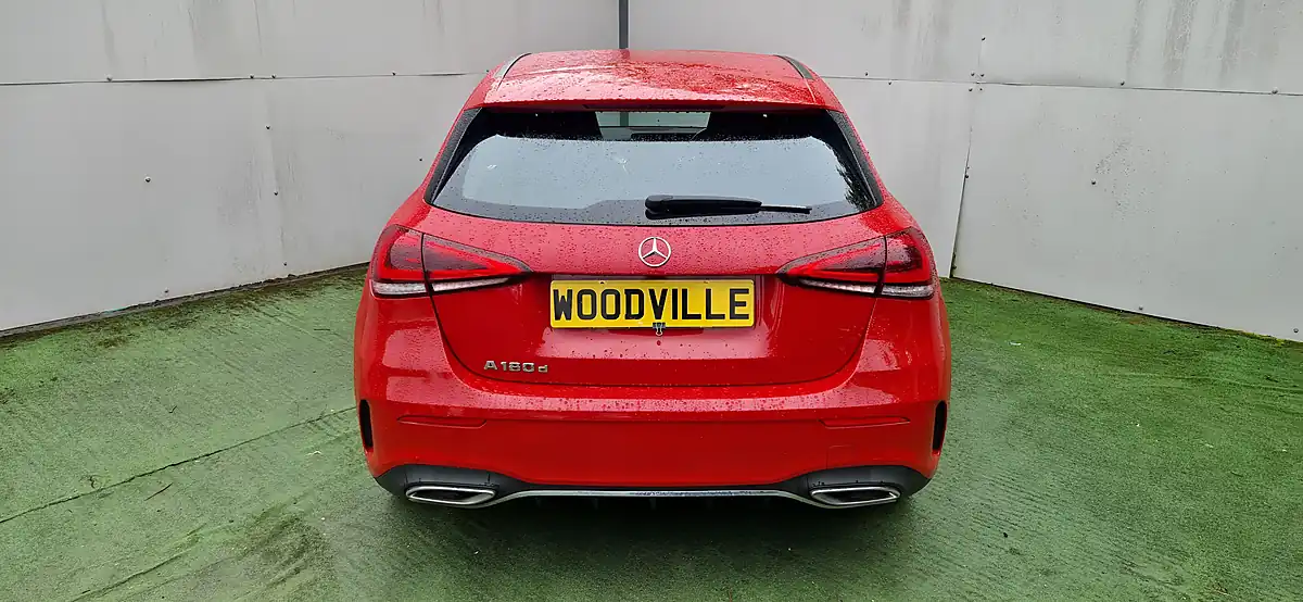 Used 2019 Mercedes-Benz a-Class AMG Line Executive Red - Interior and Exterior details 9
