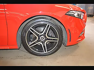 Used 2019 Mercedes-Benz a Class AMG Line (executive) Red - Interior and Exterior details 13