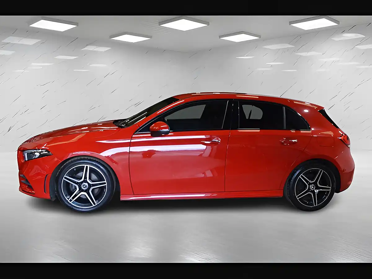 Used 2019 Mercedes-Benz a Class AMG Line (executive) Red - Interior and Exterior details 5