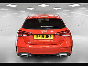 Used 2019 Mercedes-Benz a Class AMG Line (executive) Red - Interior and Exterior details 7