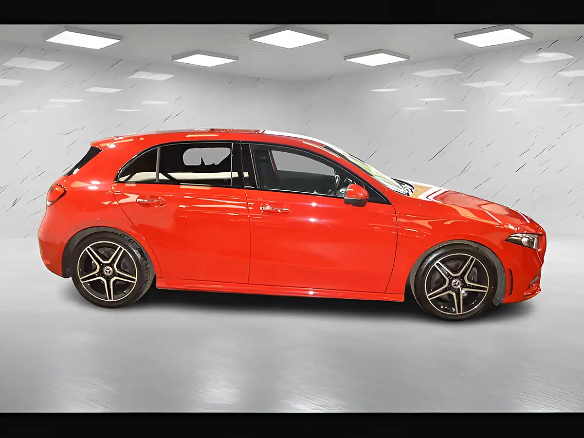Used 2019 Mercedes-Benz a Class AMG Line (executive) Red - Interior and Exterior details 9