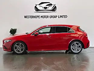 Used 2019 Mercedes-Benz a Class AMG Line (executive) Red - Interior and Exterior details 19