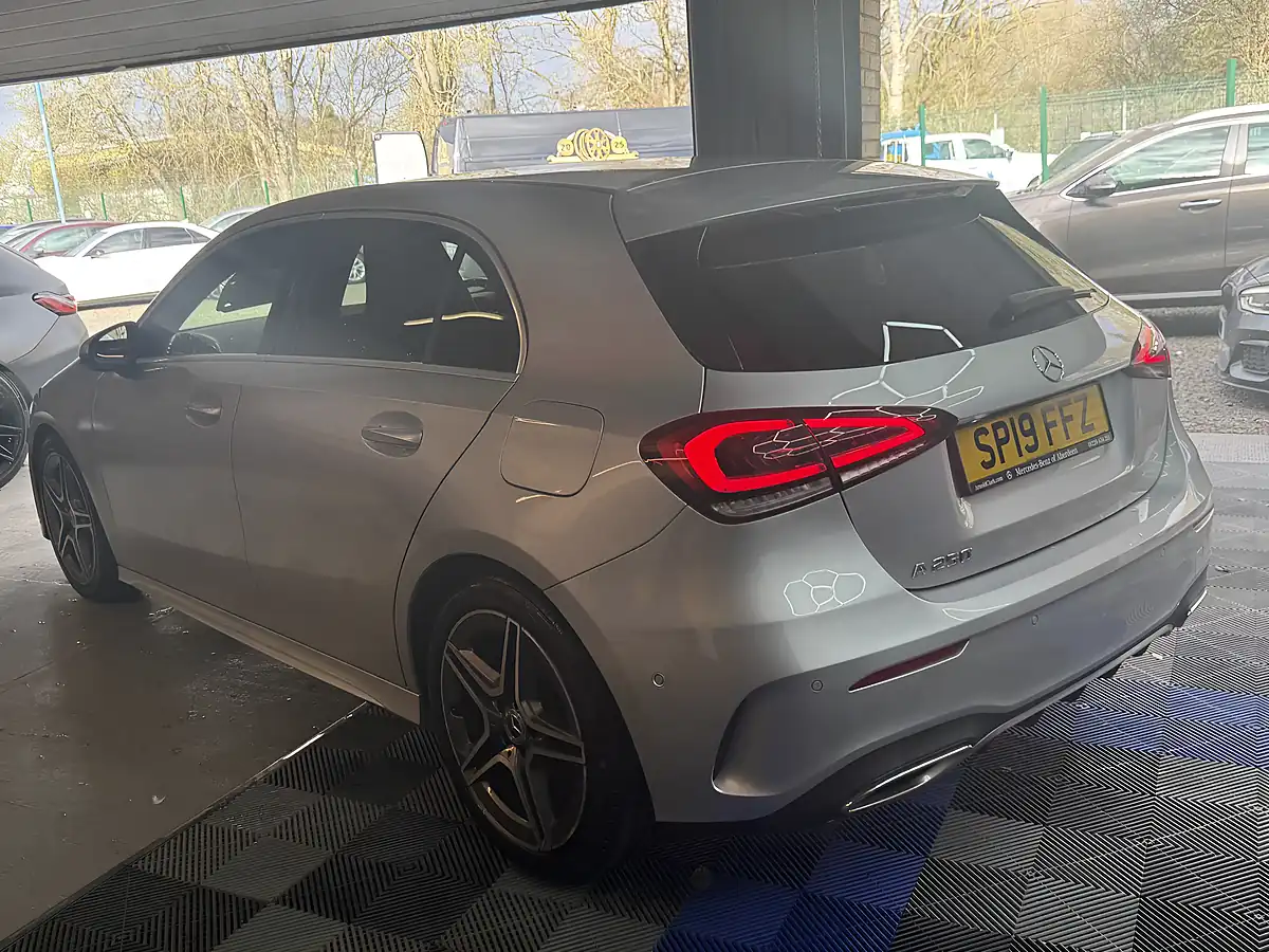 Used 2019 Mercedes-Benz a Class AMG Line Executive Silver - Interior and Exterior details 10