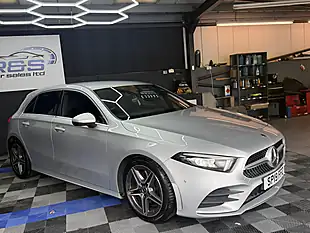Used 2019 Mercedes-Benz a Class AMG Line Executive Silver - Interior and Exterior details 12