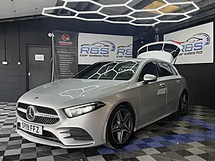 Used 2019 Mercedes-Benz a Class AMG Line Executive Silver - Interior and Exterior details 13