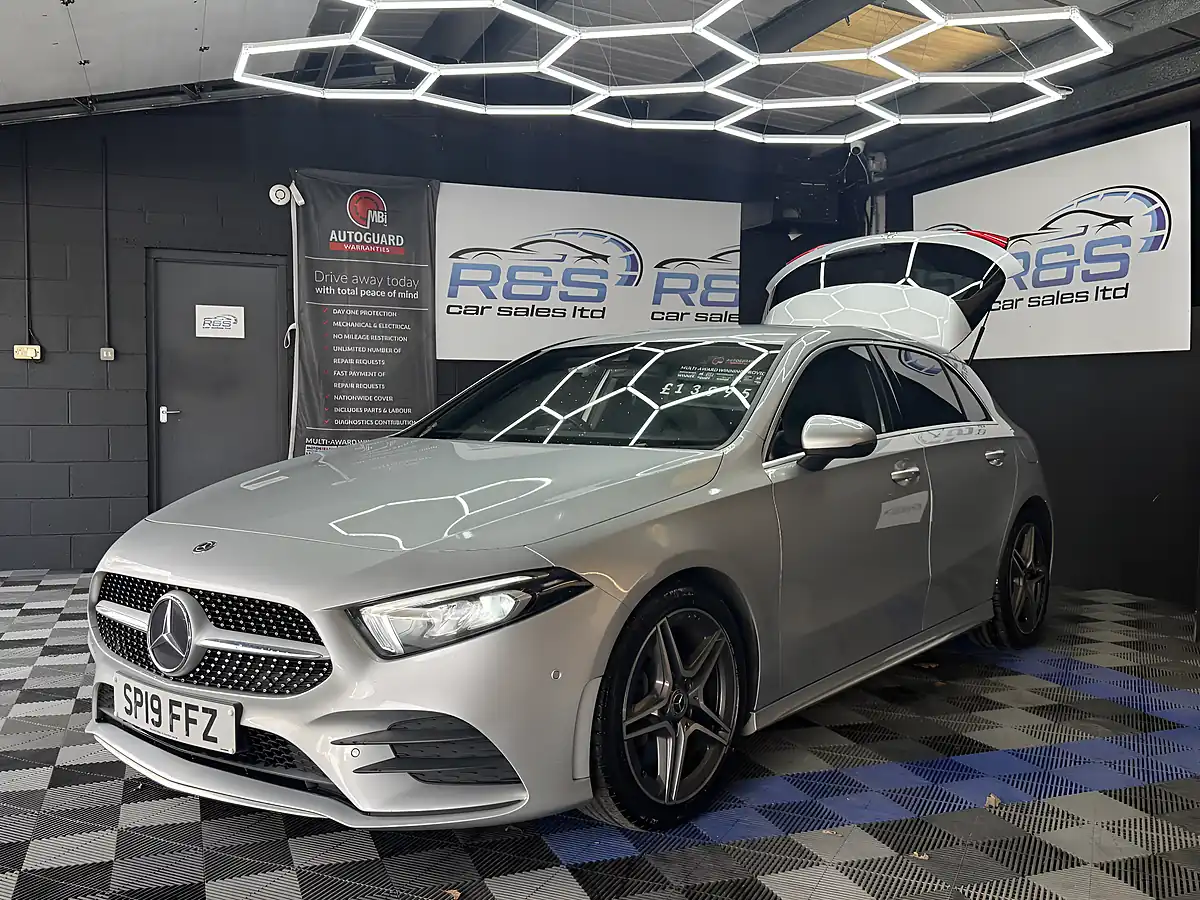 Used 2019 Mercedes-Benz a Class AMG Line Executive Silver - Interior and Exterior details 13