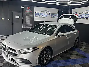 Used 2019 Mercedes-Benz a Class AMG Line Executive Silver - Interior and Exterior details 14