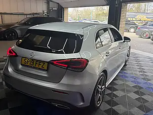 Used 2019 Mercedes-Benz a Class AMG Line Executive Silver - Interior and Exterior details 16