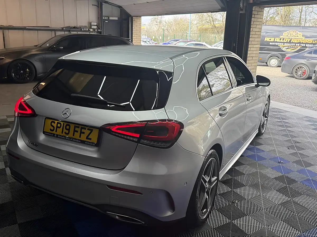 Used 2019 Mercedes-Benz a Class AMG Line Executive Silver - Interior and Exterior details 16