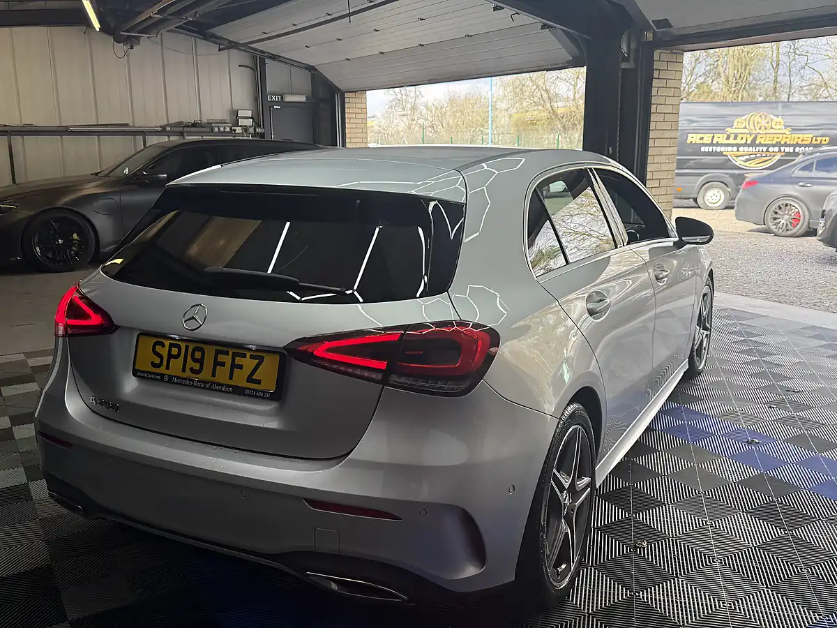 Used 2019 Mercedes-Benz a Class AMG Line Executive Silver - Interior and Exterior details 17
