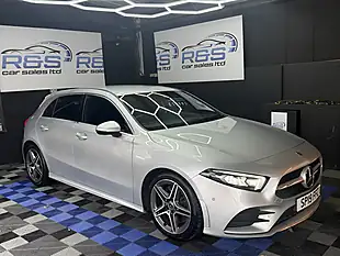 Used 2019 Mercedes-Benz a Class AMG Line Executive Silver - Interior and Exterior details 2