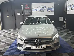 Used 2019 Mercedes-Benz a Class AMG Line Executive Silver - Interior and Exterior details 3