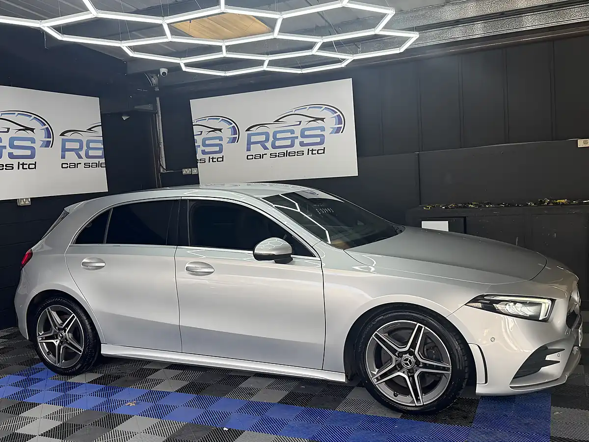 Used 2019 Mercedes-Benz a Class AMG Line Executive Silver - Interior and Exterior details 4