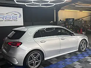Used 2019 Mercedes-Benz a Class AMG Line Executive Silver - Interior and Exterior details 5