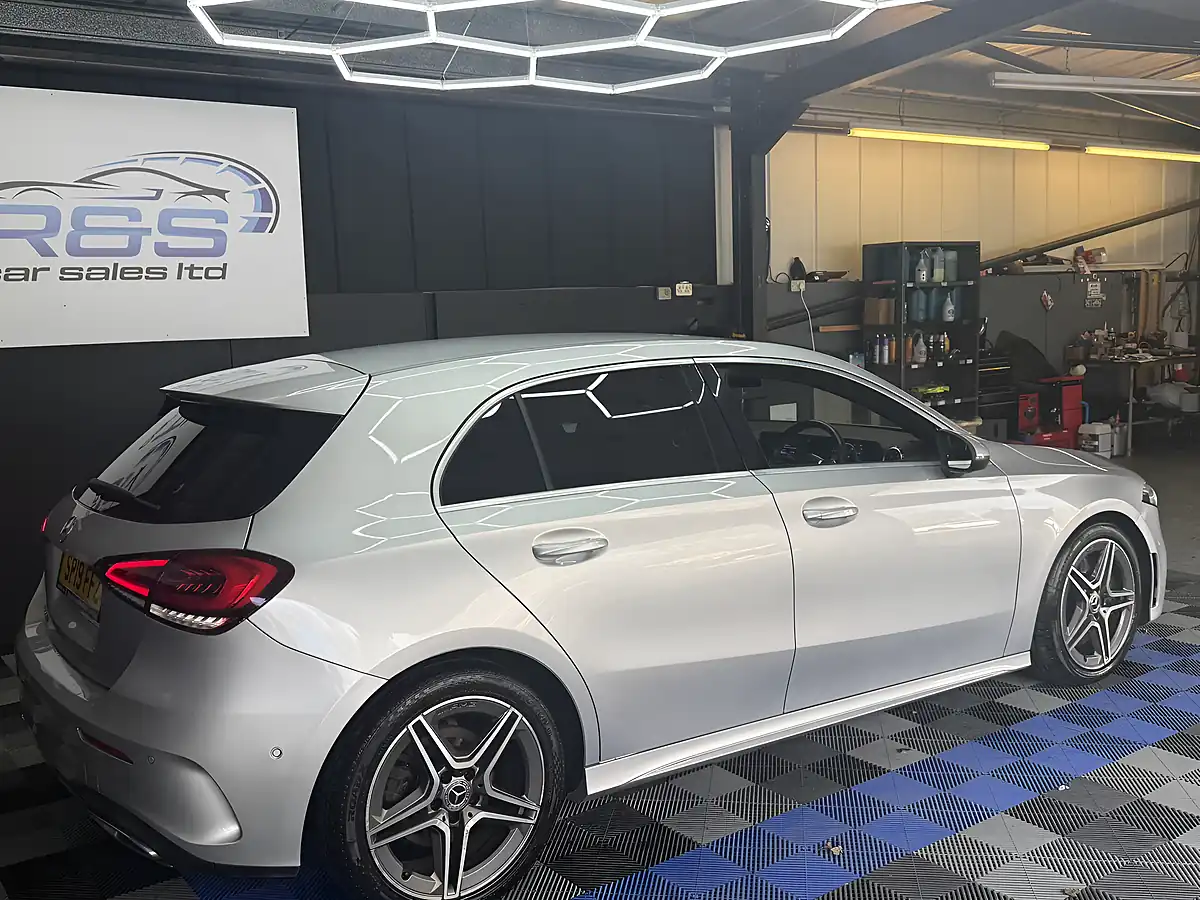 Used 2019 Mercedes-Benz a Class AMG Line Executive Silver - Interior and Exterior details 5