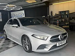 Used 2019 Mercedes-Benz a Class AMG Line Executive Silver - Interior and Exterior details 6