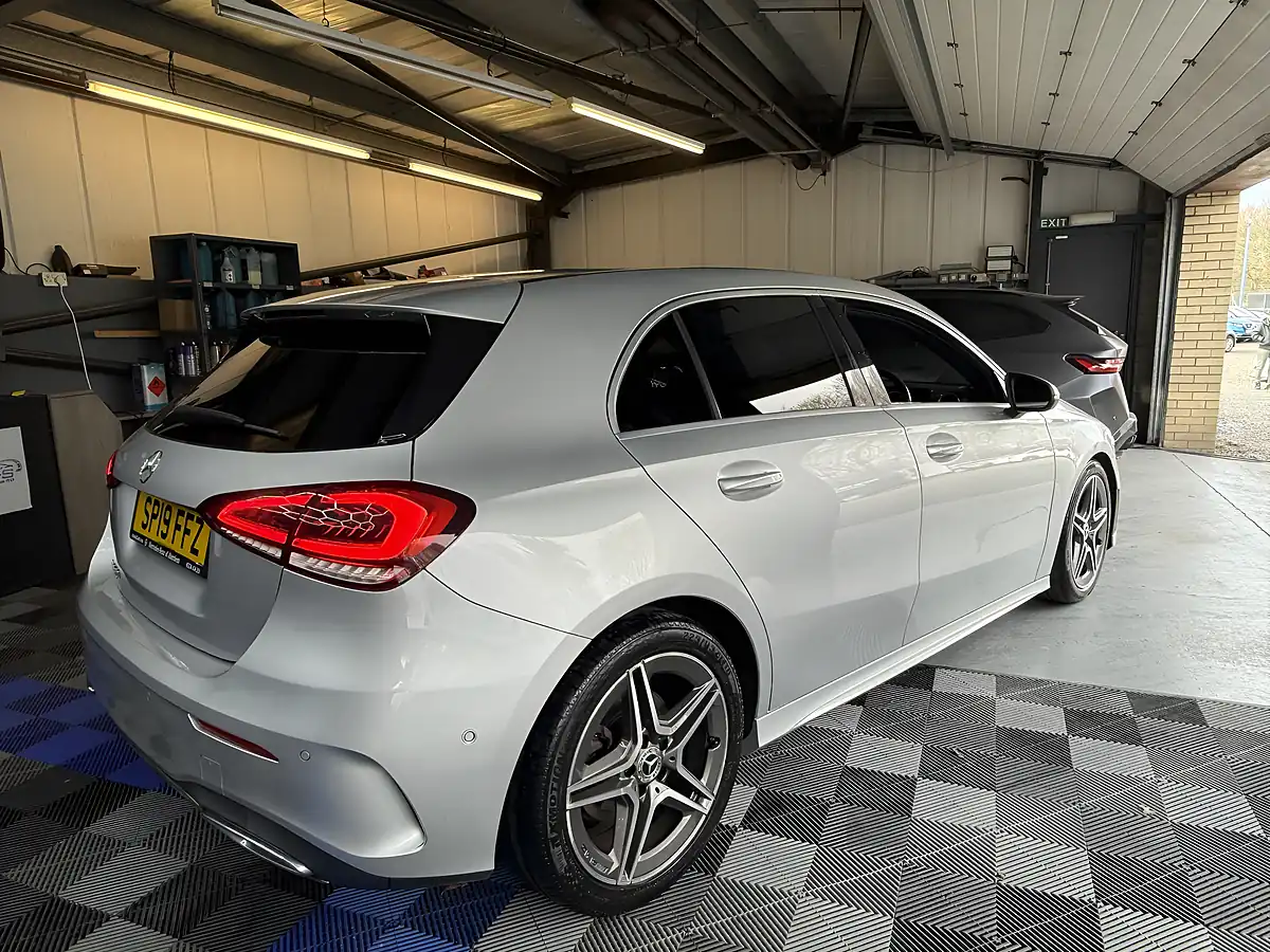 Used 2019 Mercedes-Benz a Class AMG Line Executive Silver - Interior and Exterior details 7