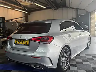 Used 2019 Mercedes-Benz a Class AMG Line Executive Silver - Interior and Exterior details 8