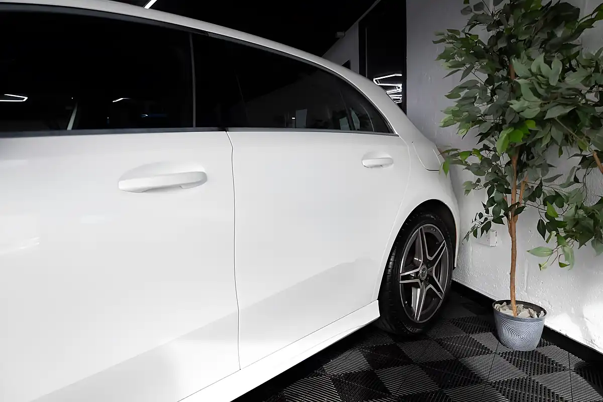 Used 2019 Mercedes-Benz a Class AMG Line (executive) White - Interior and Exterior details 2