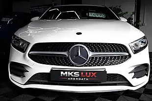 Used 2019 Mercedes-Benz a Class AMG Line (executive) White - Interior and Exterior details 3