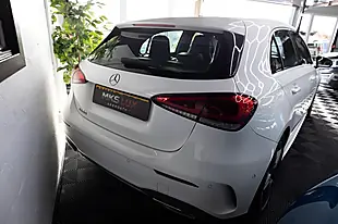 Used 2019 Mercedes-Benz a Class AMG Line (executive) White - Interior and Exterior details 5